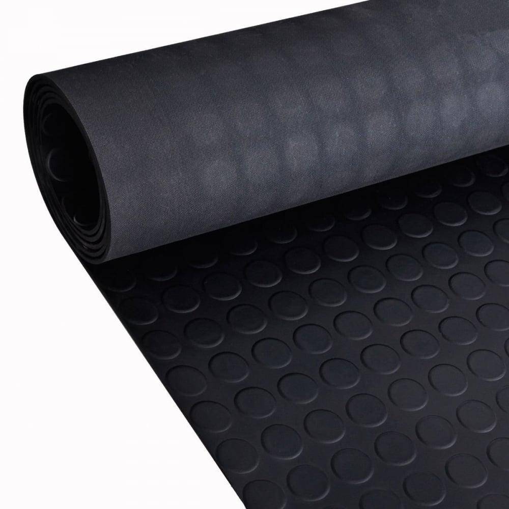 Round Stud Rubber Mat 4.5mm Thick Antiskid Round Stud Rubber Floor