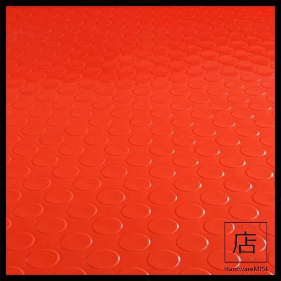Round Stud Rubber Mat 1.5mm Loose Cut Anti Slip PVC Floor Matting Coin