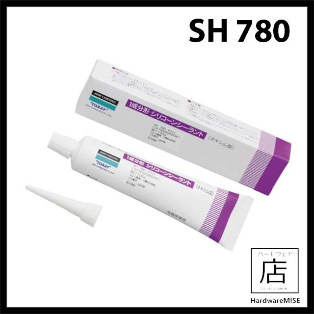 Toray SH 780 Silicone Sealant Clear Black White 100g By Dow Corning
