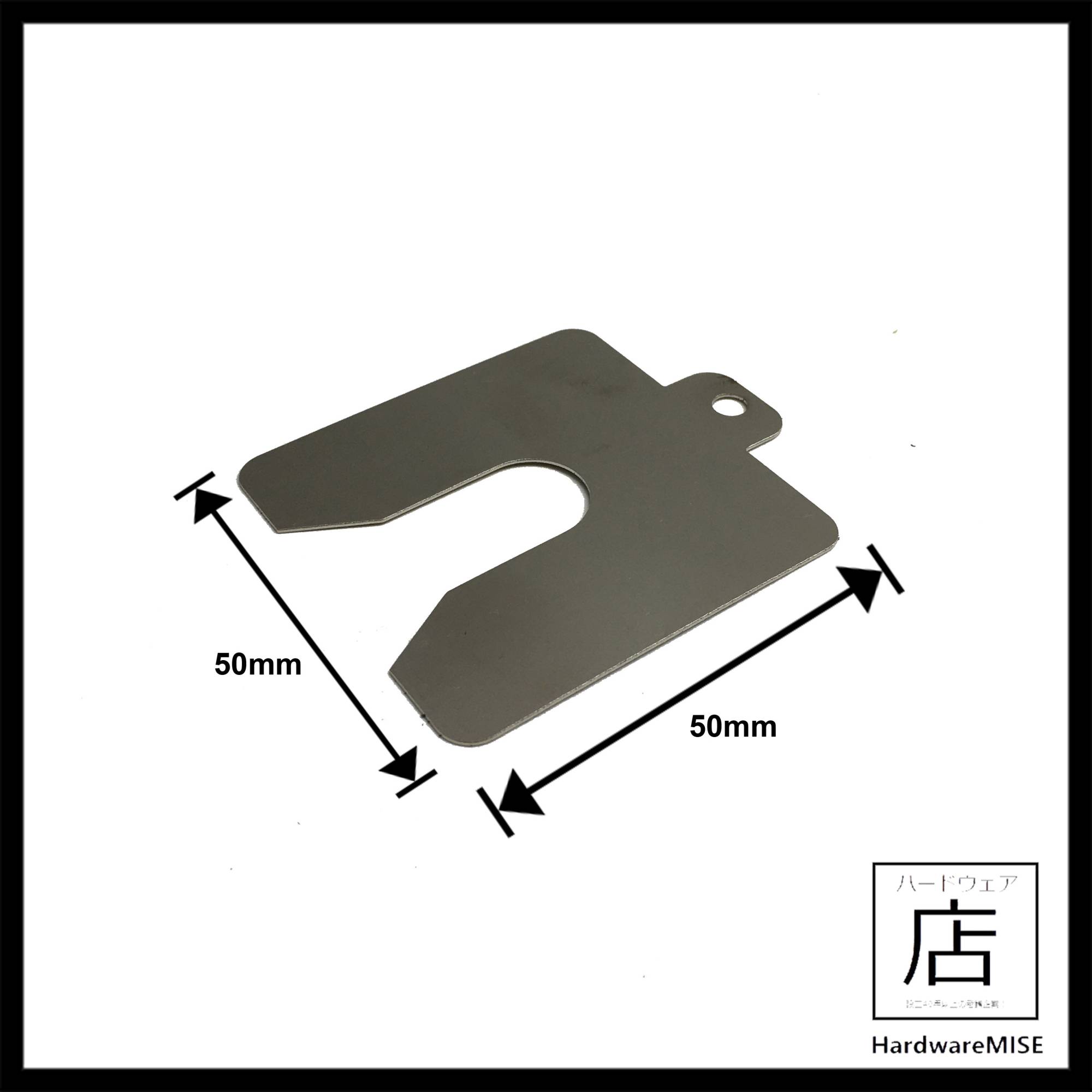 304 Stainless Steel Slotted Shim 0.5mm PreCut Precision Shims Leveling
