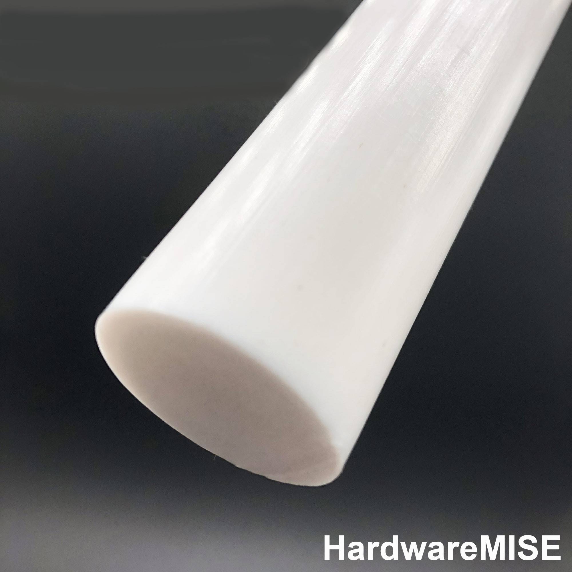 PTFE Rod White Color Round Bar Rod 250mm Diameter