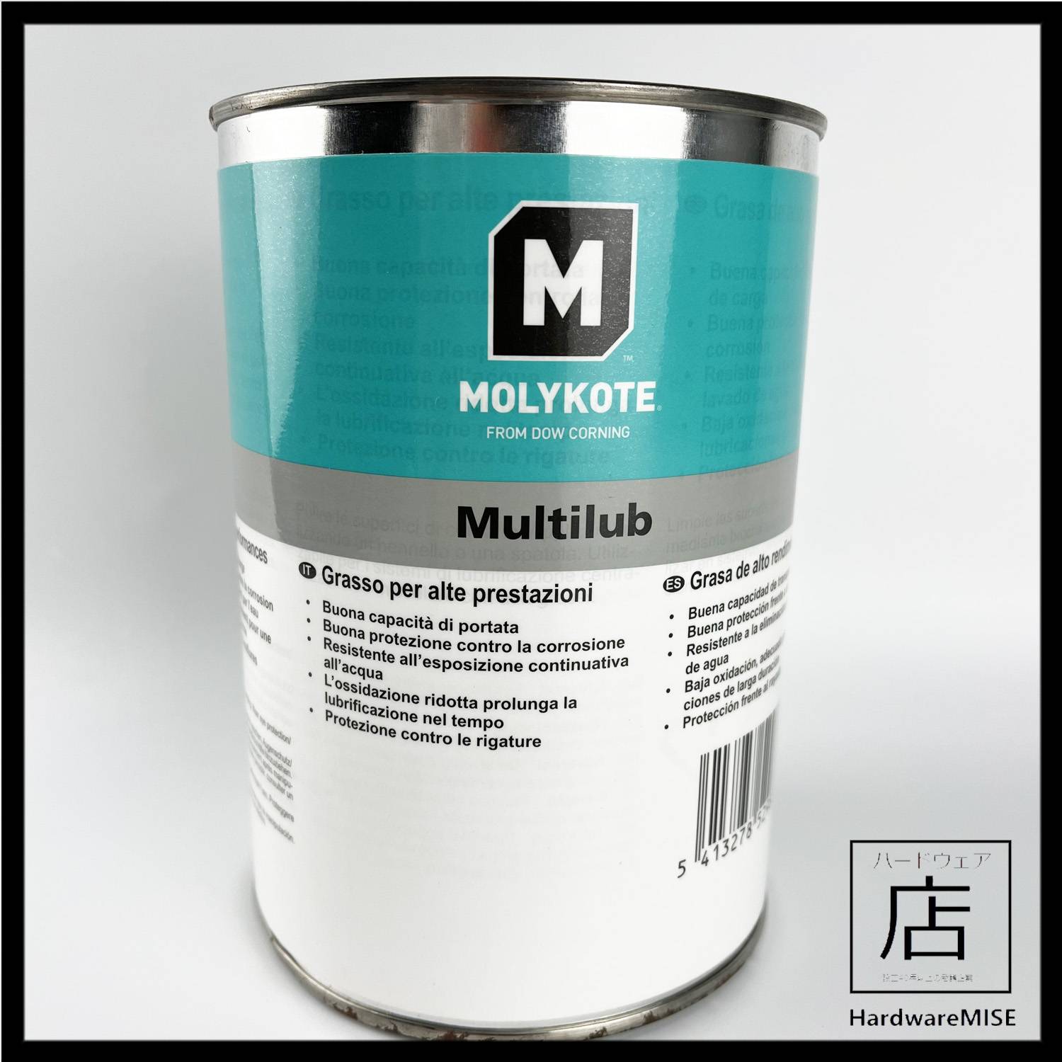 Molykote Multilub High Performance Grease 1Kg Tin By Dow Corning