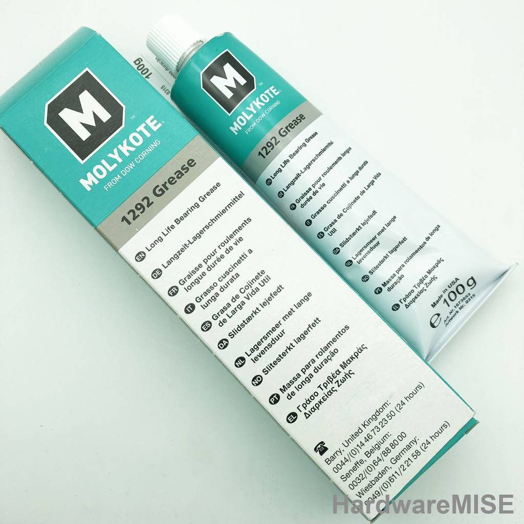 Molykote 1292 Long Life Bearing Grease FS1292 Fluorosilicone Bearing