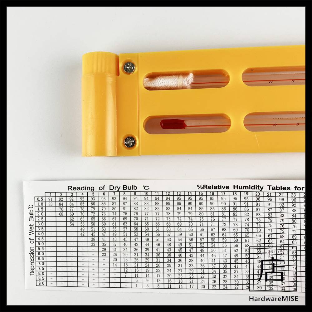 Shimada Keiki Whirling & Sling Hygrometer Psychrometer HYG51