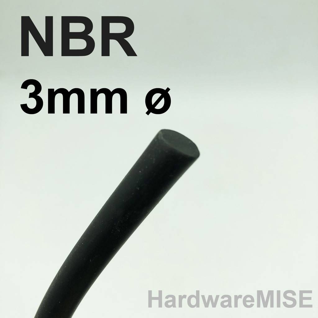 NBR Cord 3mm BunaN ORing Cord Nitrile Rubber Round Cord O Ring