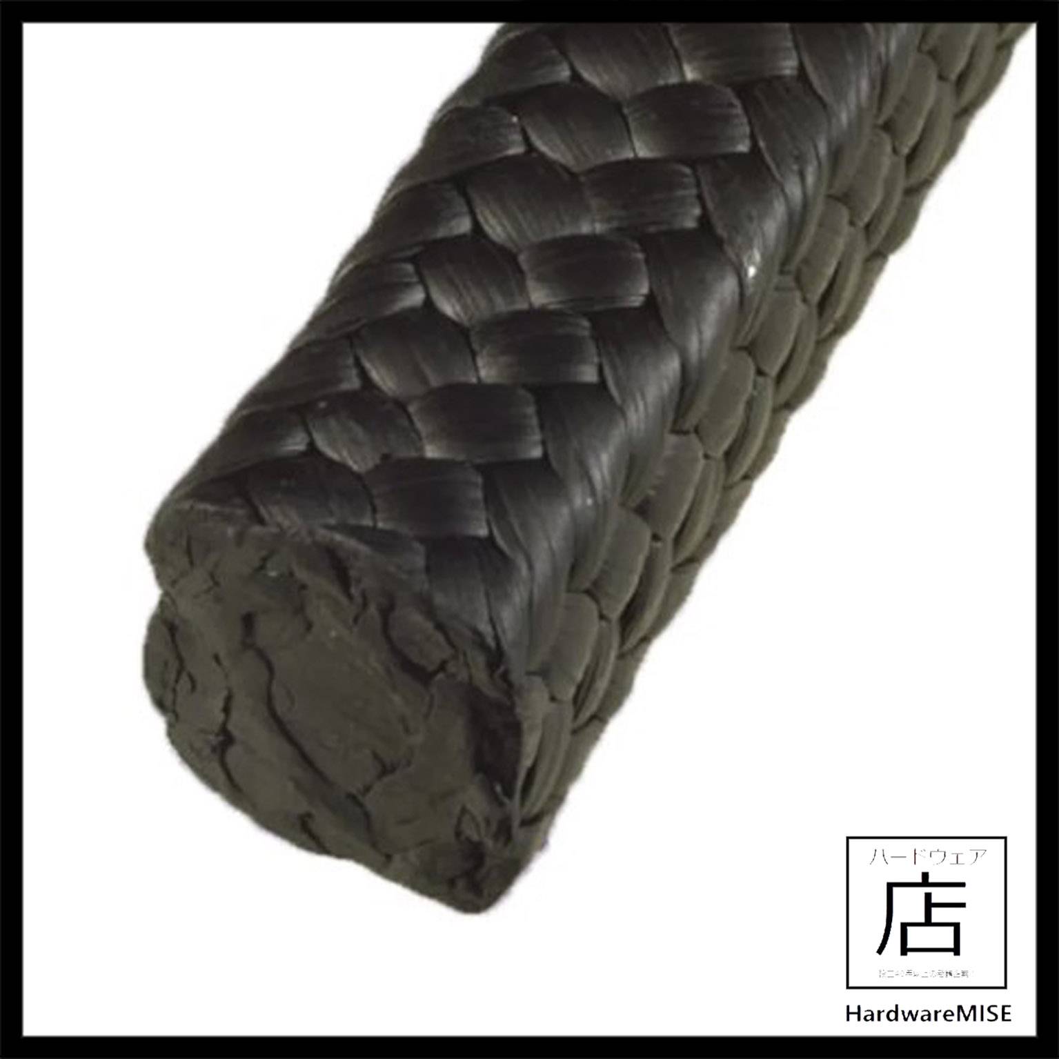 Graphite PTFE Braided Packing Square PTFE Impregnated Graphite Gland