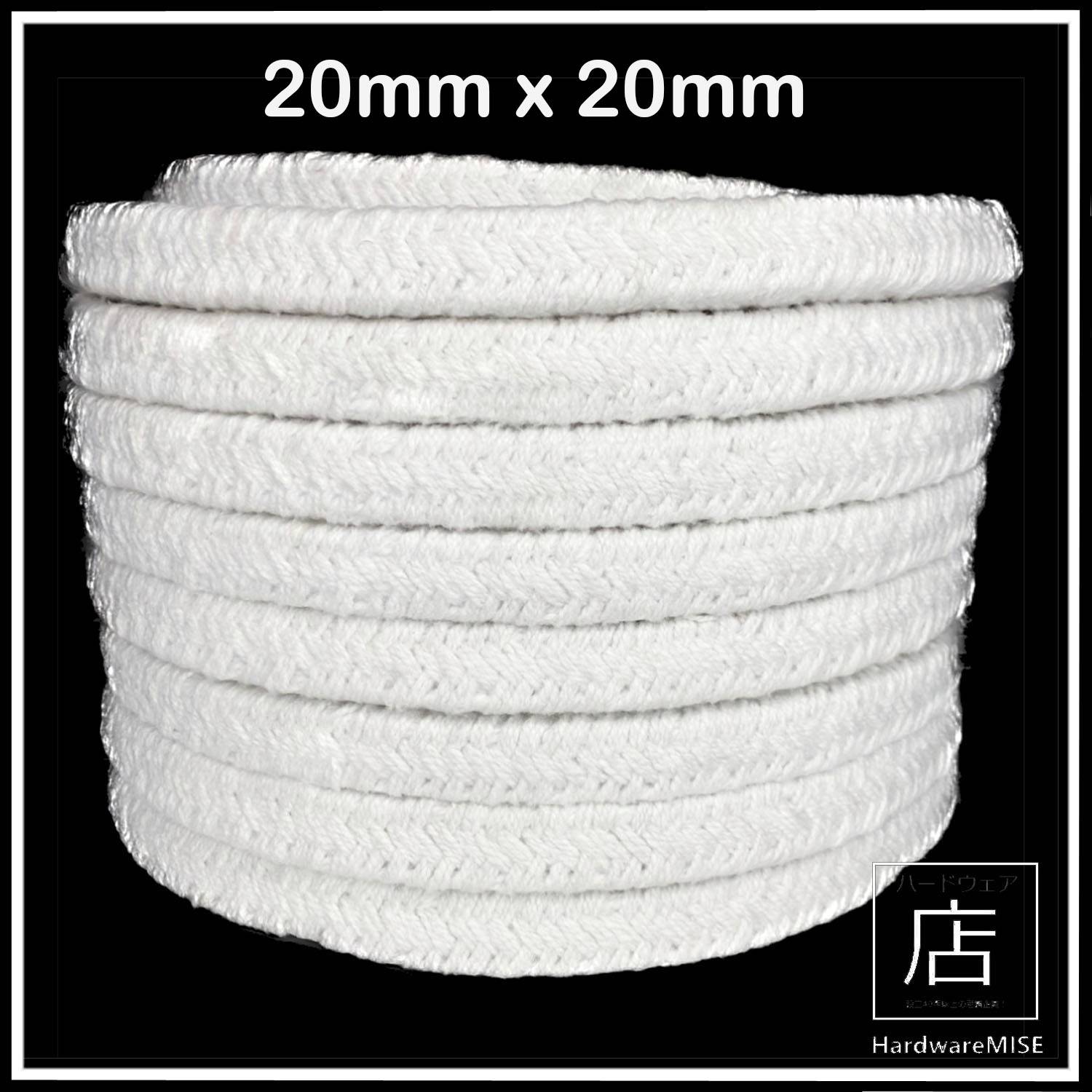 Ceramic Fibre Square Braided Rope 20mm Ceramic Braided Packing Rope