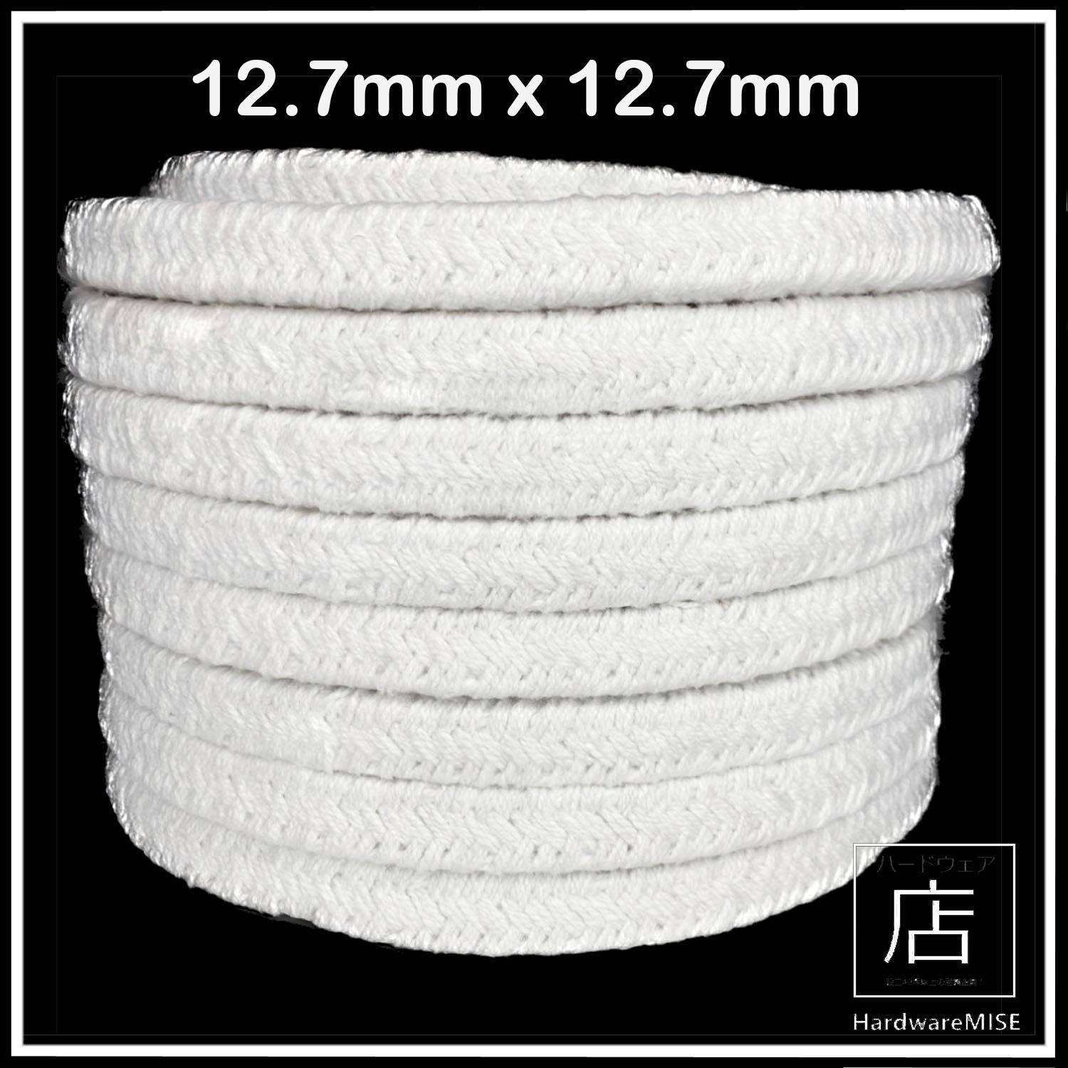 Ceramic Fibre Square Braided Rope 12.7mm Ceramic Braided Packing Rope