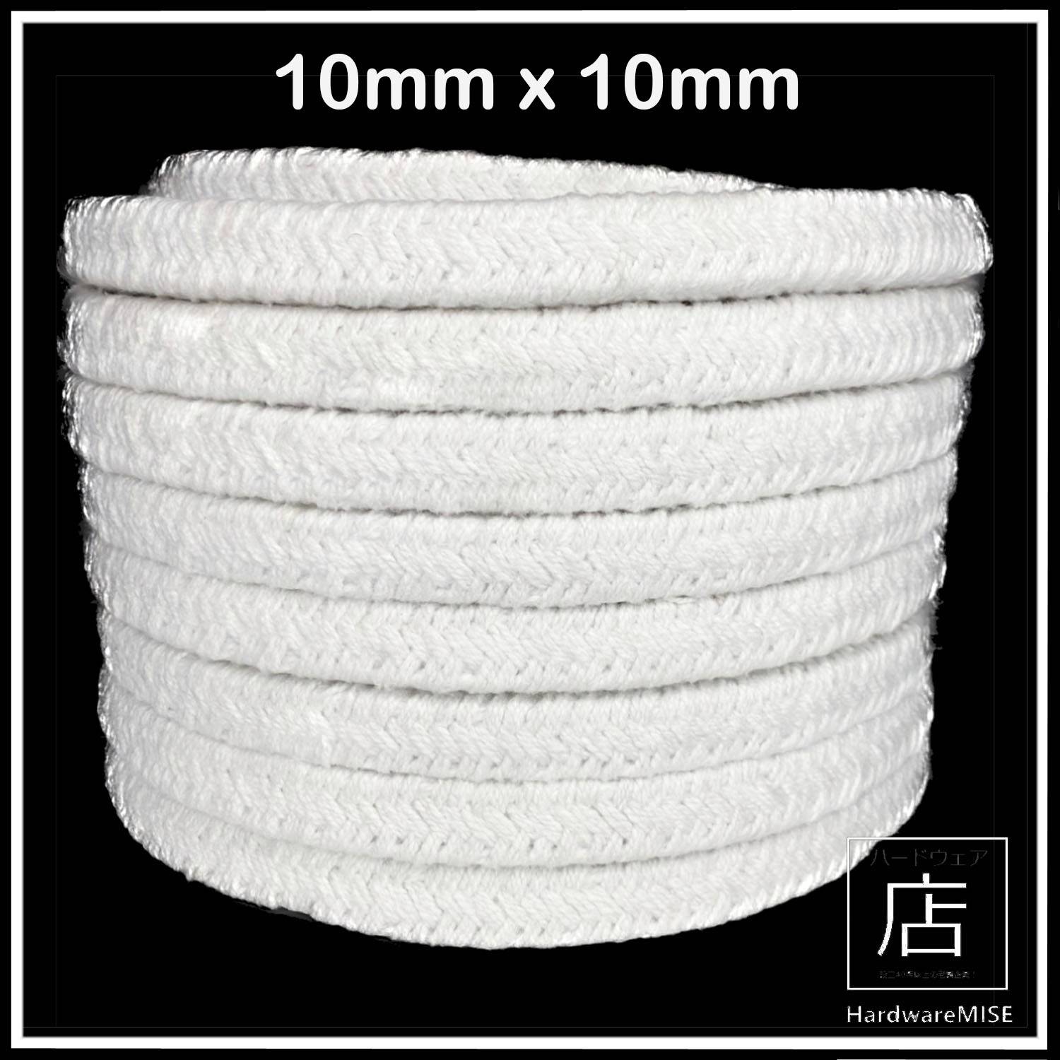 Ceramic Fibre Square Braided Rope 10mm Ceramic Braided Packing Rope