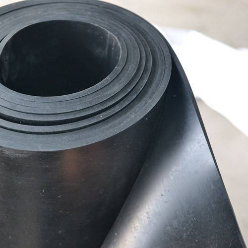 Neoprene Rubber Sheet Black Color hardness 60 shoreA Custom size cut to