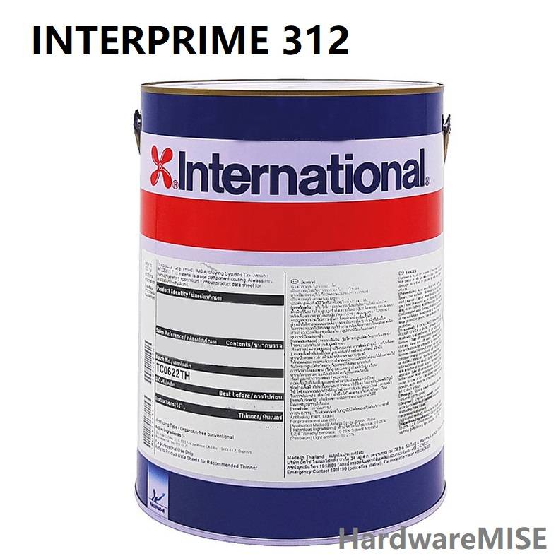 International Paint Interprime 312 CPA312 Red Oxide 5L Marine Paint