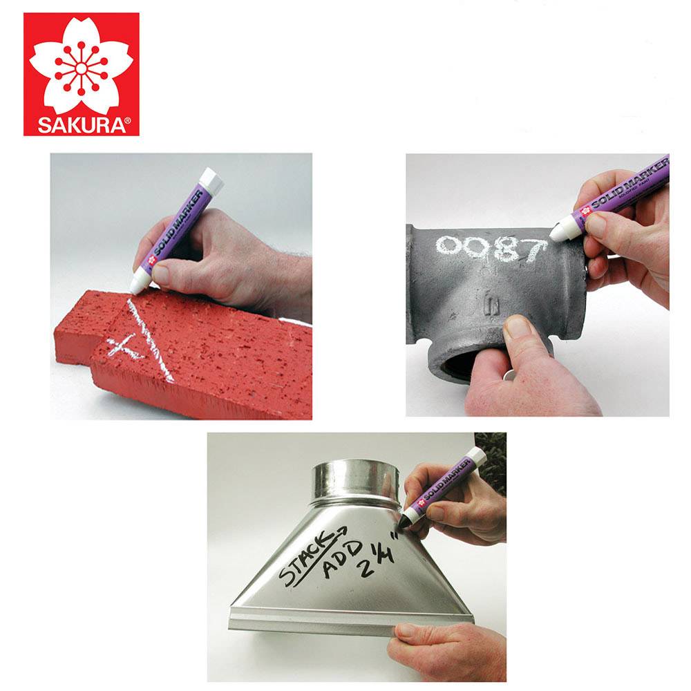 Sakura Solid Marker Industrial Markers Yellow Red Green Blue Black