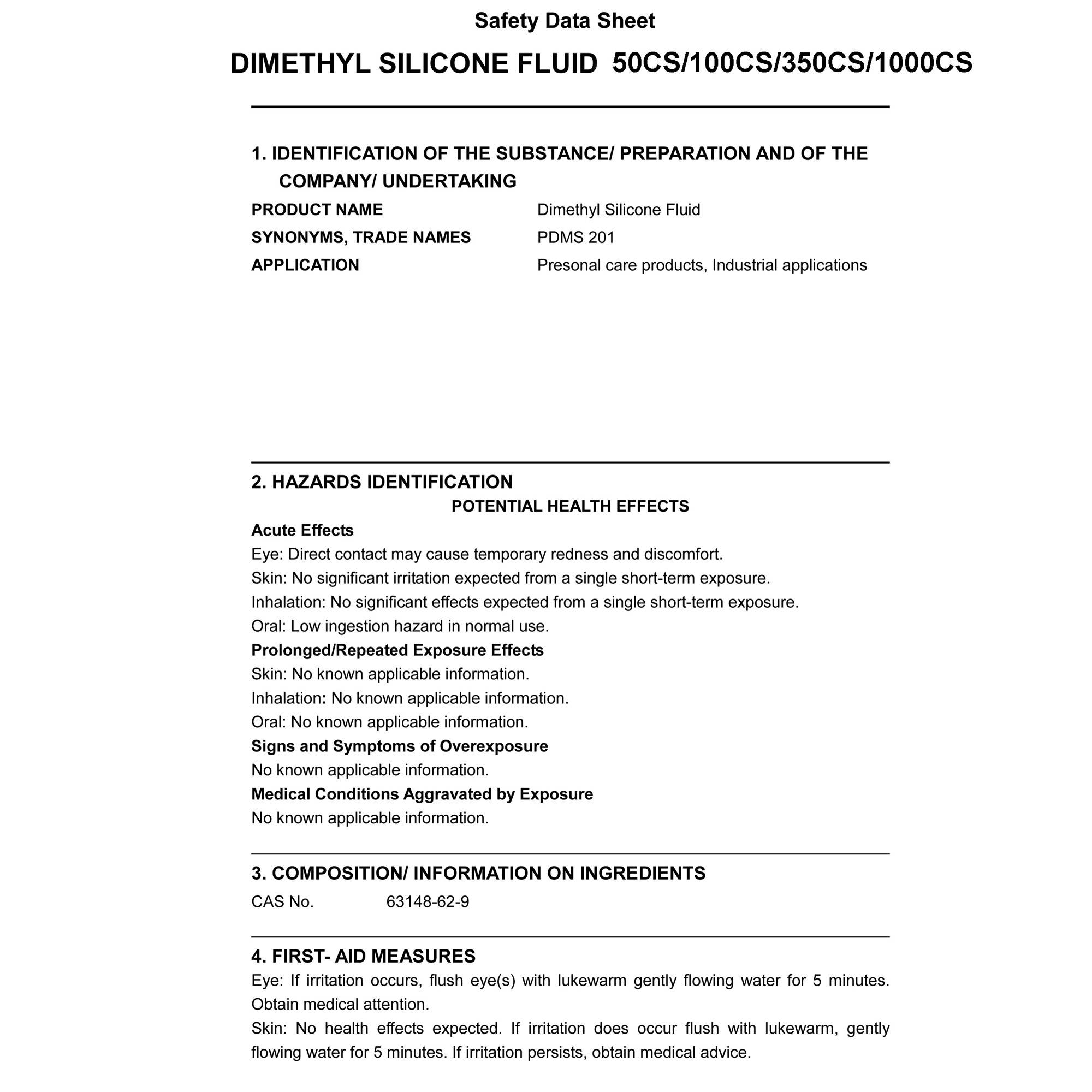 Silicone Oil 10/50/100/350/500/800/1000/3000/5000/10000/12500 Cst 25Kg