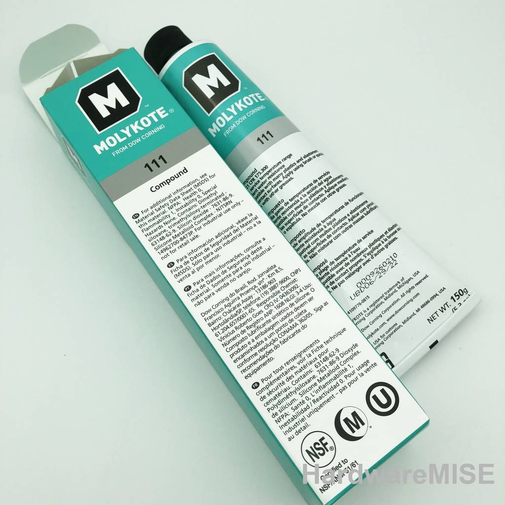 Dow Corning Molykote 111 Compound 150g Malaysia Supplier