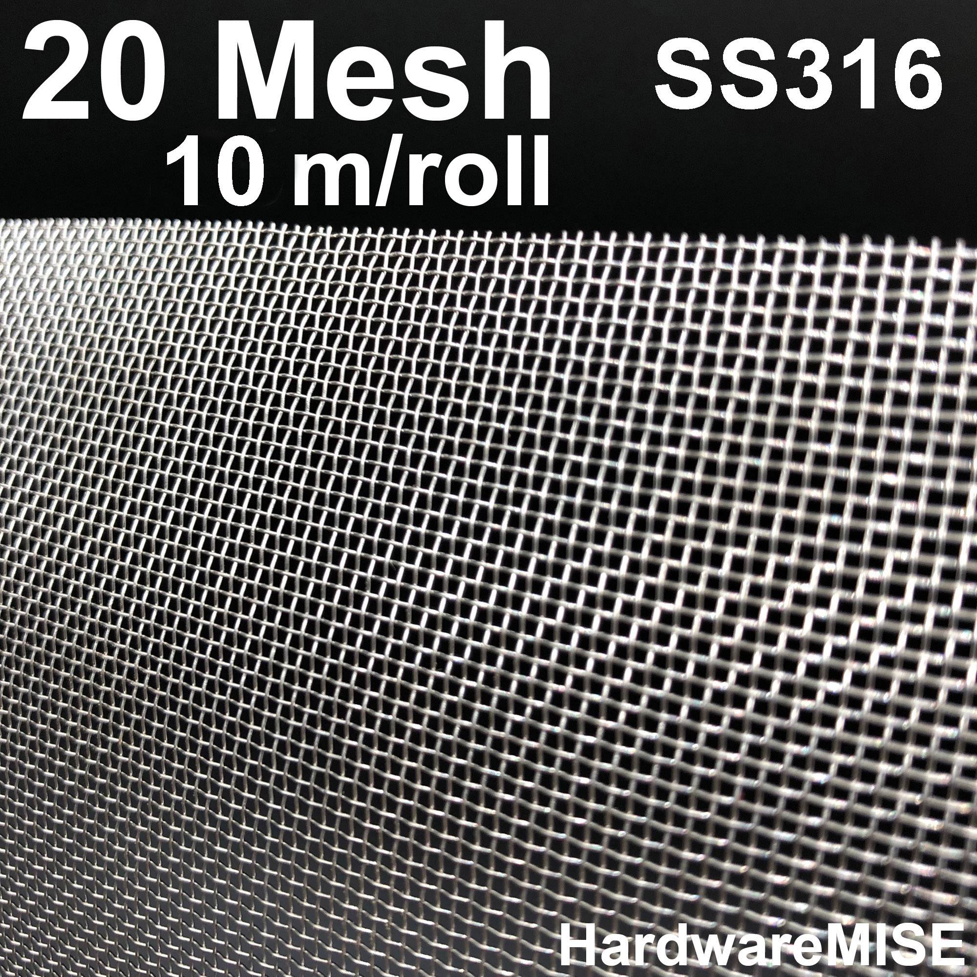 Stainless Steel Wire Mesh SS 316 Mosquito Netting 20 mesh Malaysia Supplier