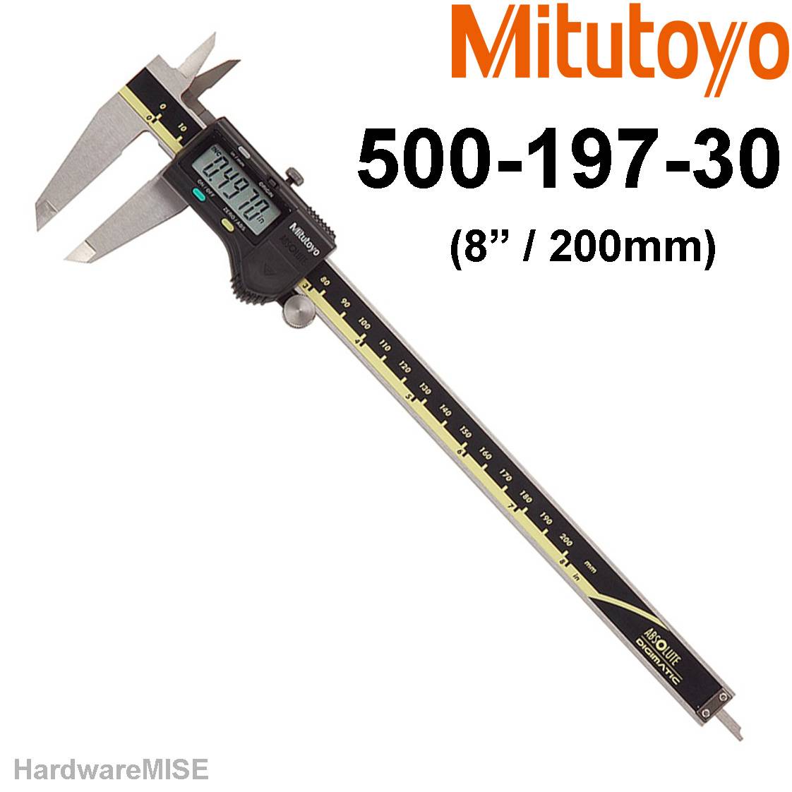 MITUTOYO 50019730 Digimatic Digital Caliper W/O SPC Output Range 8