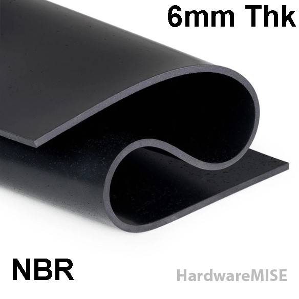 NBR Rubber Sheet Nitrile BunaN Rubber Sheet 6mm Thick 1.2m Width