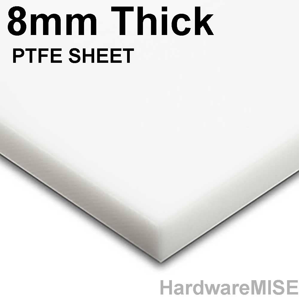 PTFE Sheet White Plate Thickness 8mm Molded Sheet Malaysia Ready Stock
