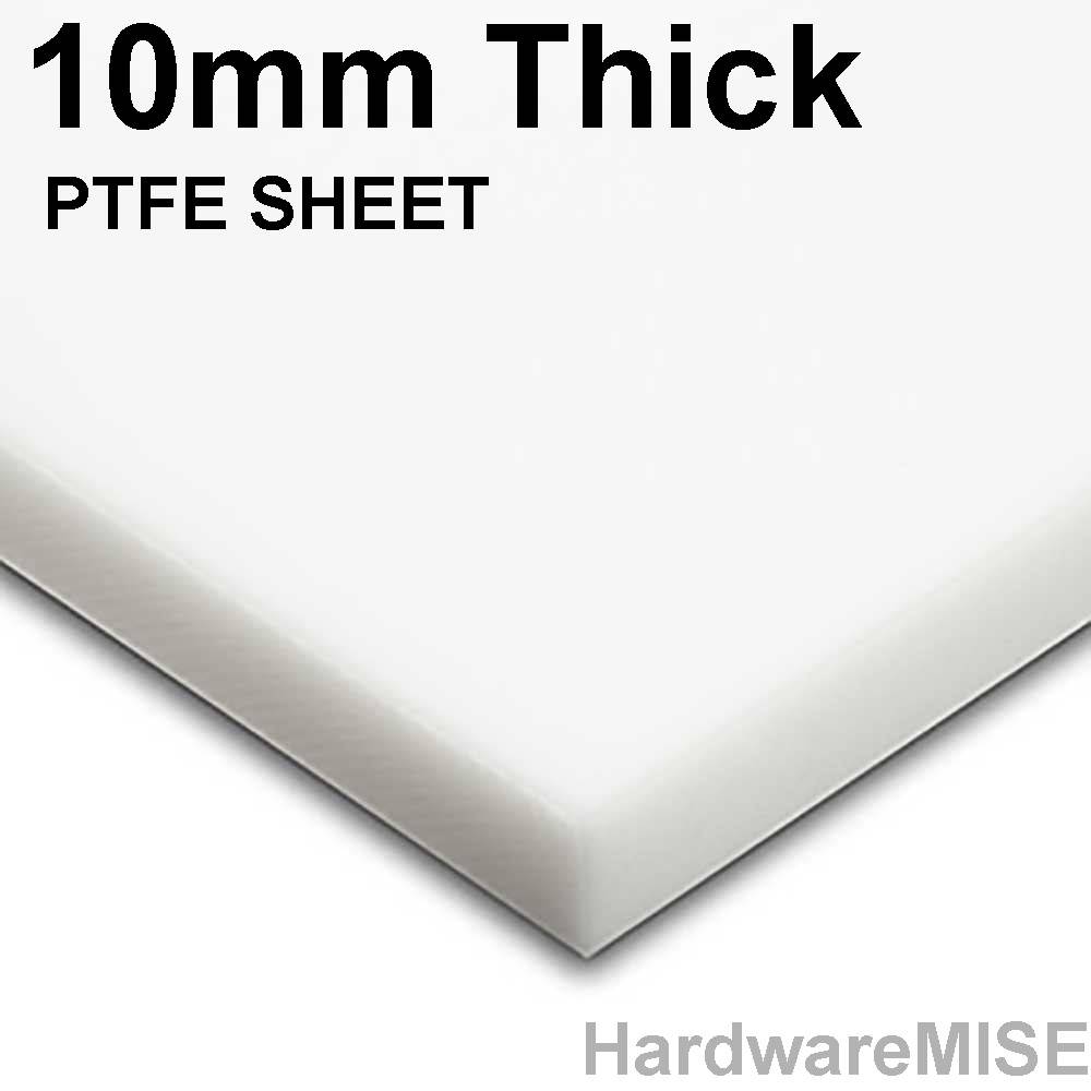 PTFE Sheet White Plate Thickness 10mm Molded Sheet Malaysia Ready Stock