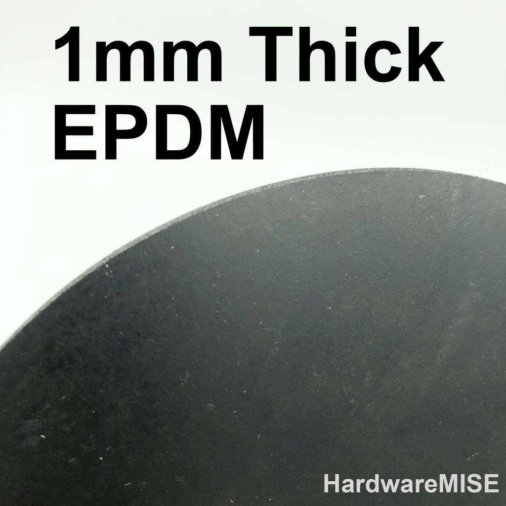 EPDM Rubber Sheet 1mm thick Black Color