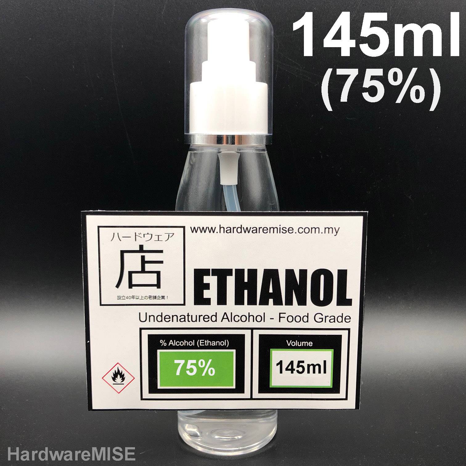 Ethanol Alcohol 75 Spray Hand Sanitizer Food Grade Undenatured Ethyl Alcohol Potable Alcohol