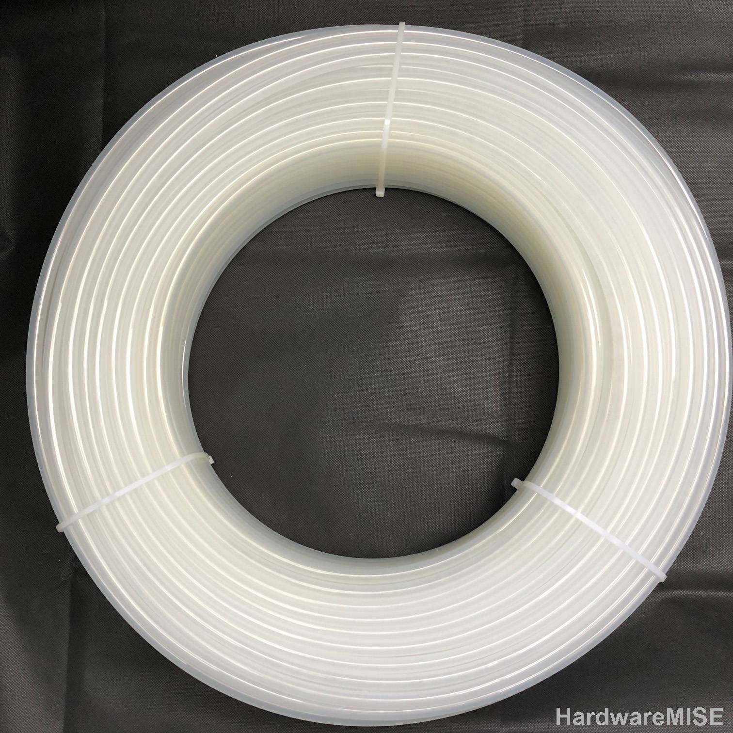 Nylon Tube 12mm x 10mm High Pressure White Nylon Tubing Pneumatic Air