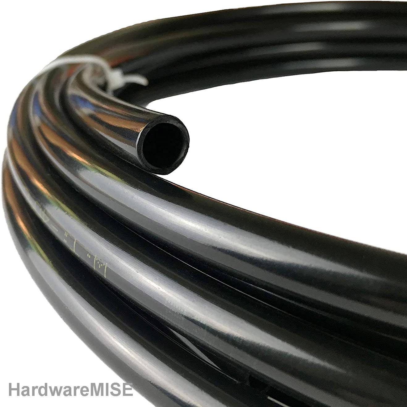 Nylon Tube 4mm x 2mm High Pressure Black Nylon Tubing Pneumatic Air