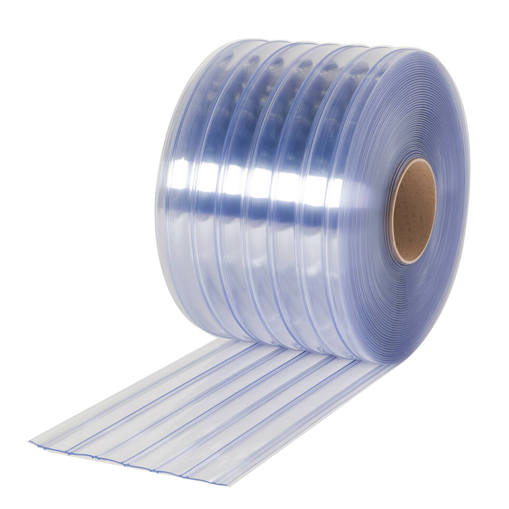 PVC Curtain Strip Clear Ribbed 2mm Thick Malaysia Supplier
