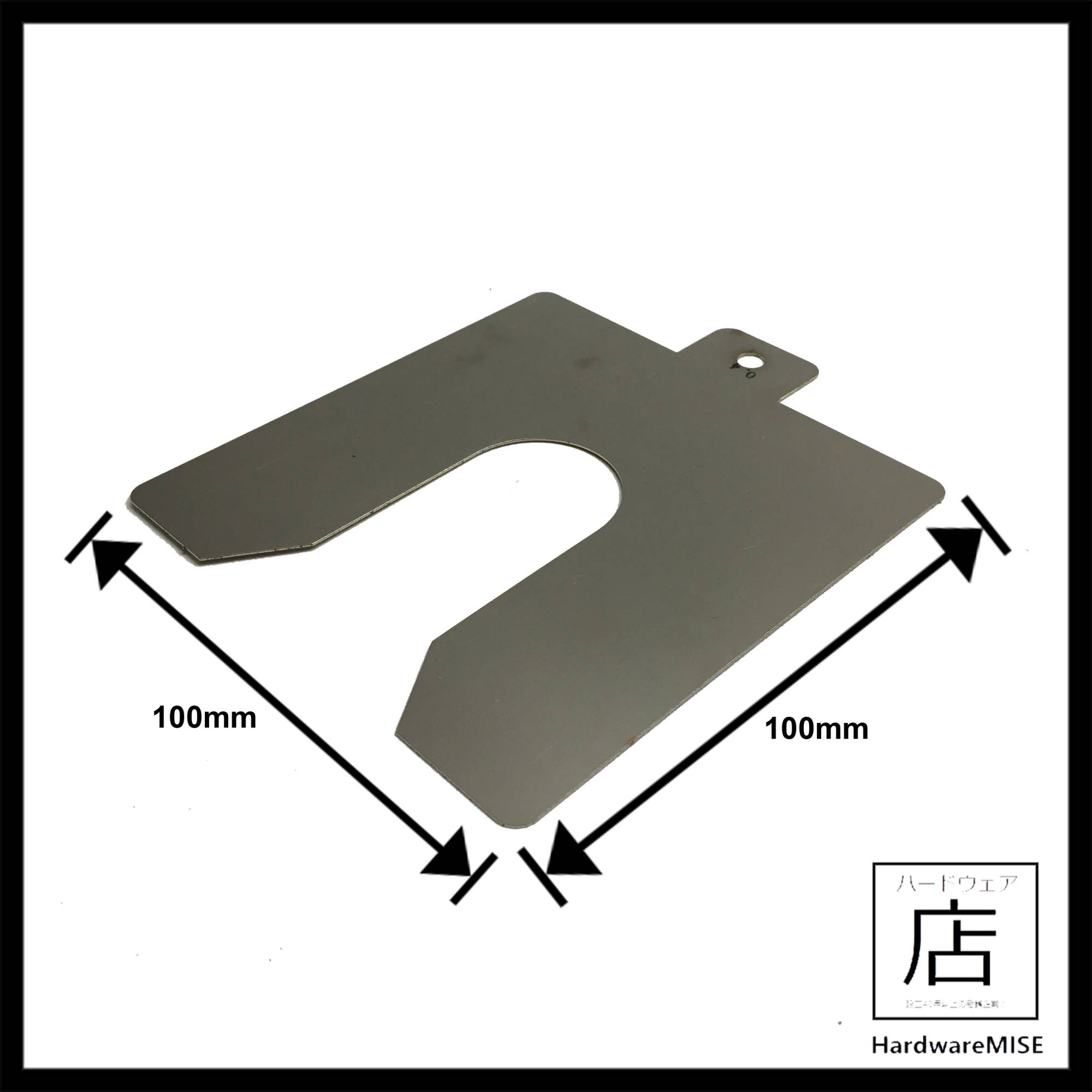 304 Stainless Steel Slotted Shim 0.1mm PreCut Precision Shims Leveling