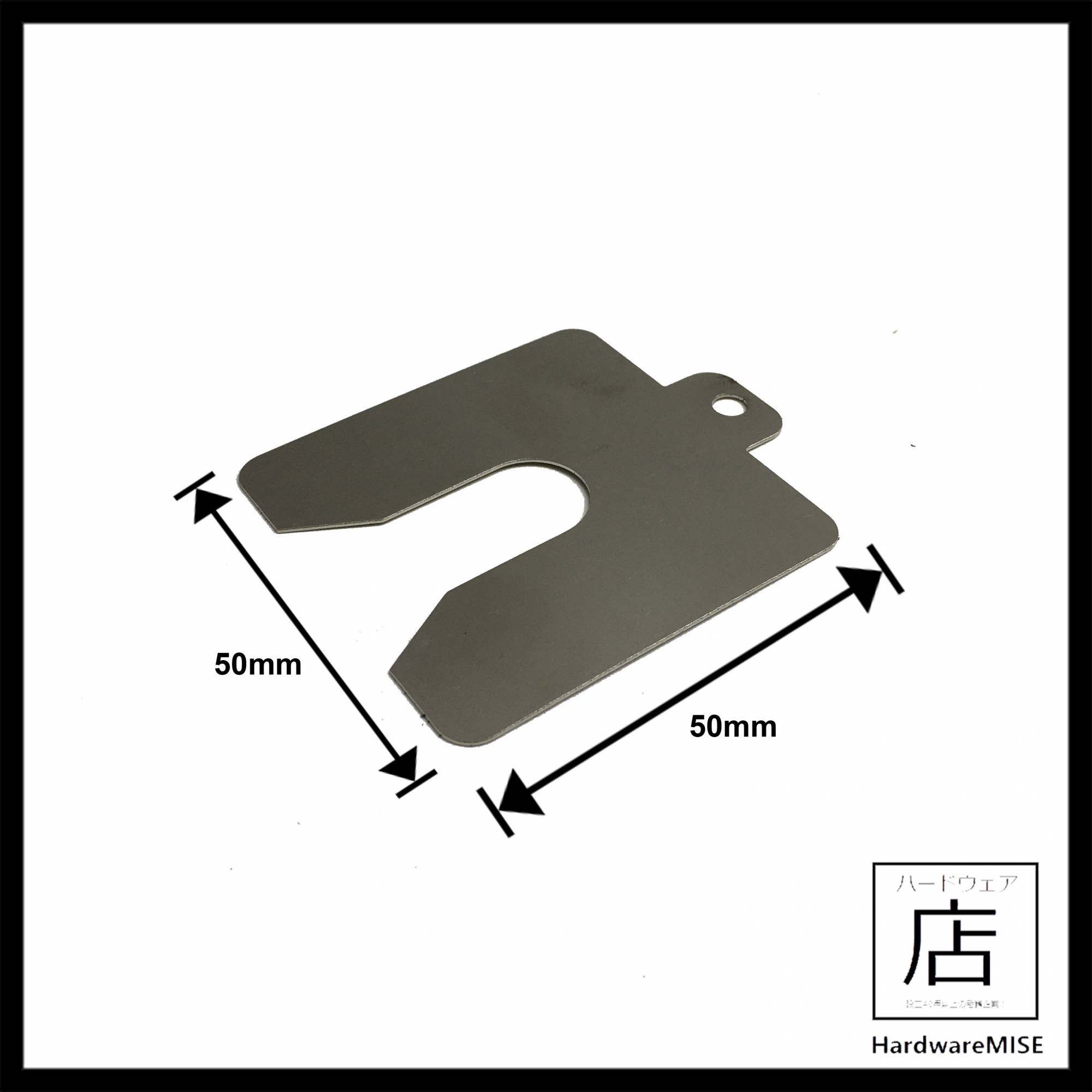 304 Stainless Steel Slotted Shim 0.1mm PreCut Precision Shims Leveling