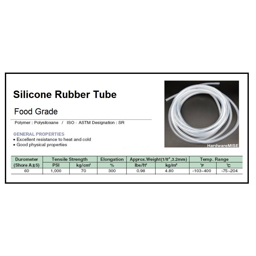 Food Grade Silicone Tube Transparent FDA Approved Silicone tubing