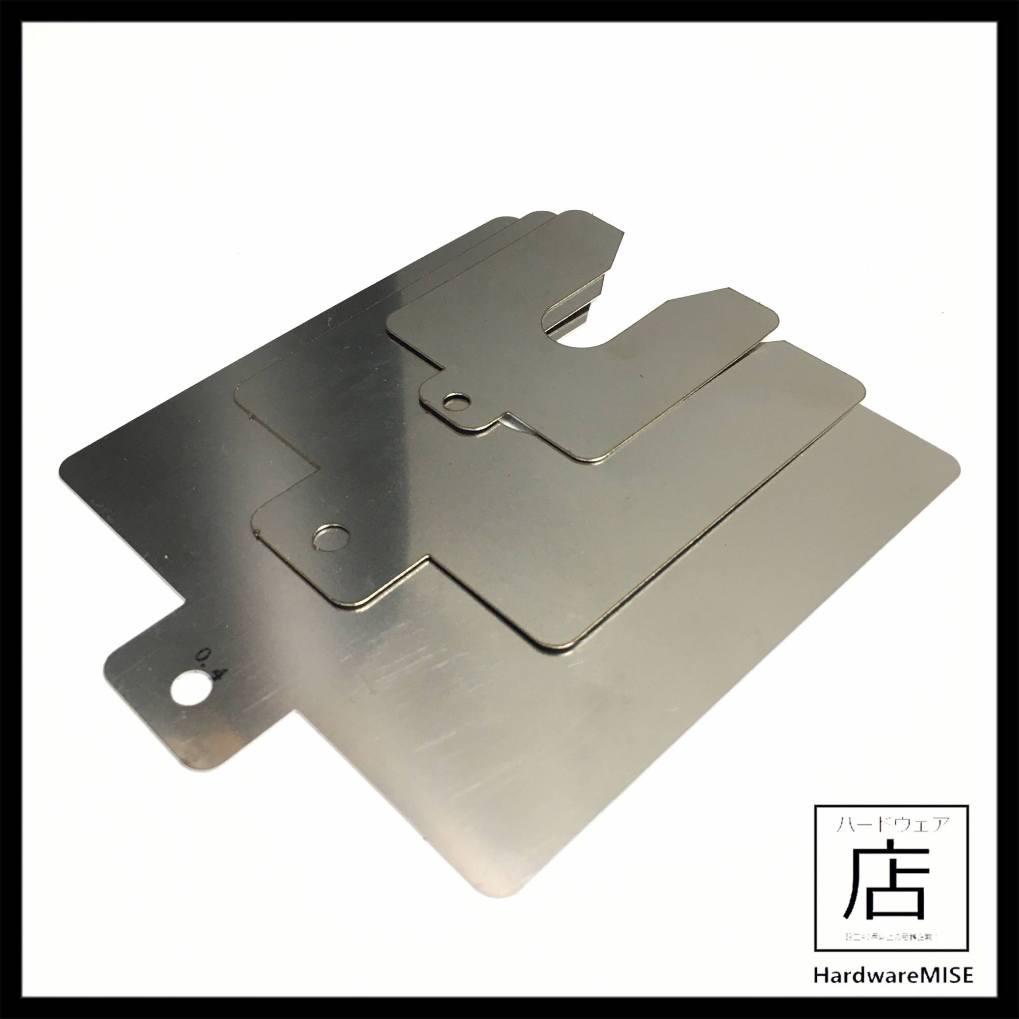 304 Stainless Steel Slotted Shim 1mm PreCut Precision Shims Leveling