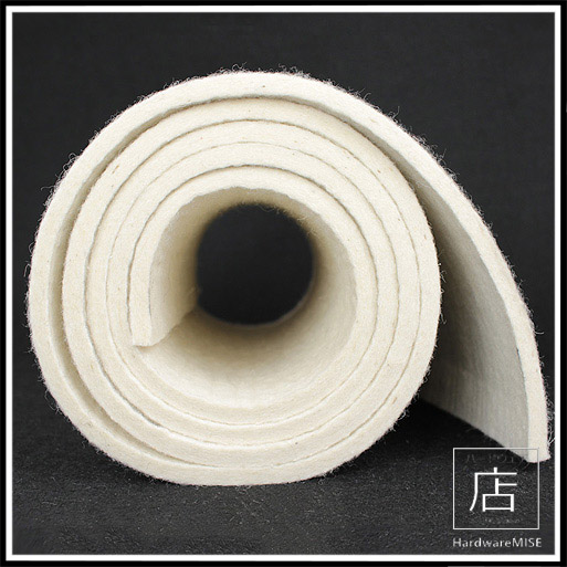 Wool Felt Sheet 10mm Thick 100 Percent Pressed Wool Felt Roll White