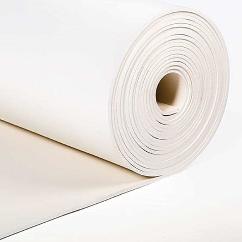 White Neoprene Rubber Sheet 1.5mm Thick Hardness 60 shoreA CR neoprene