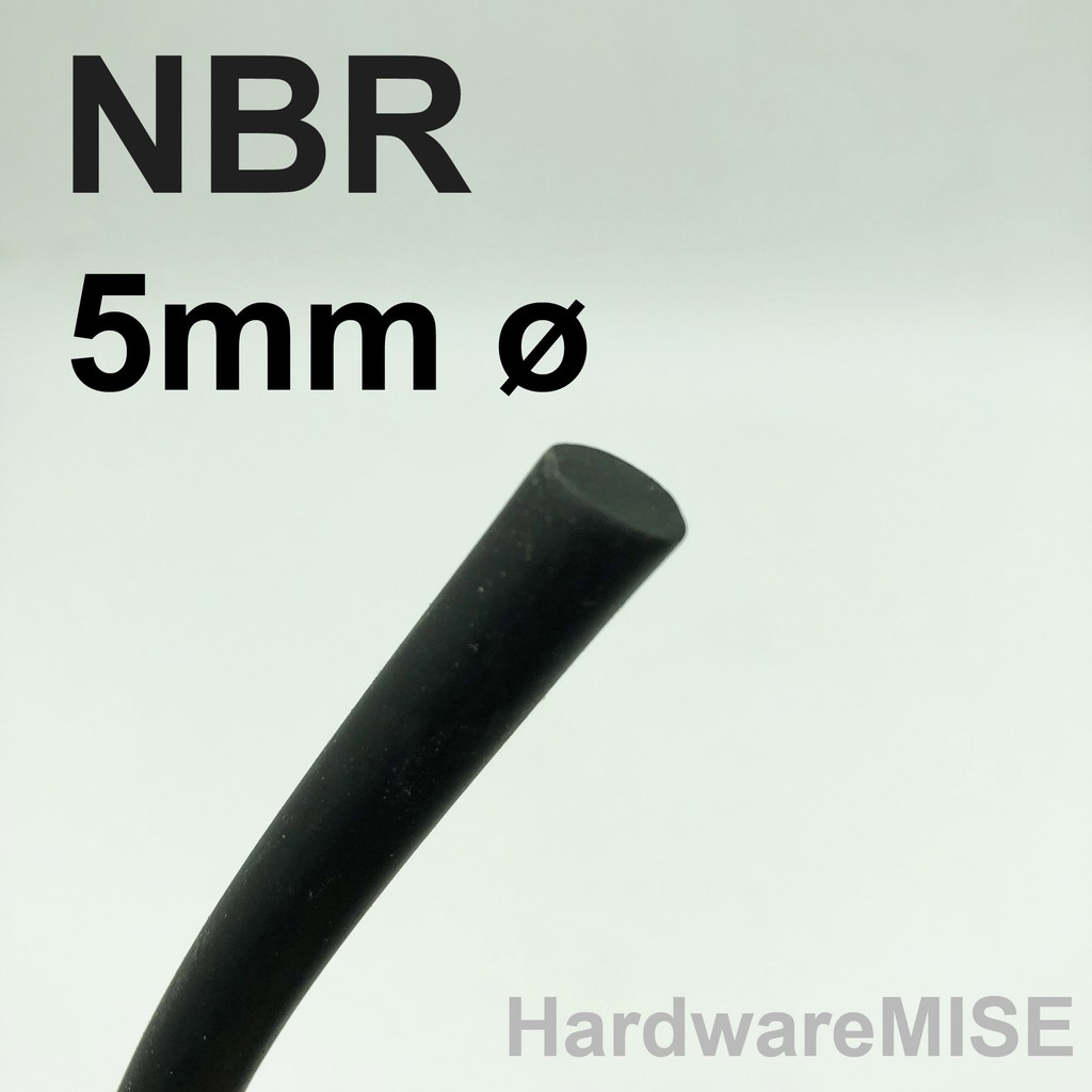 NBR Cord 5mm BunaN ORing Cord Nitrile Rubber Round Cord O Ring