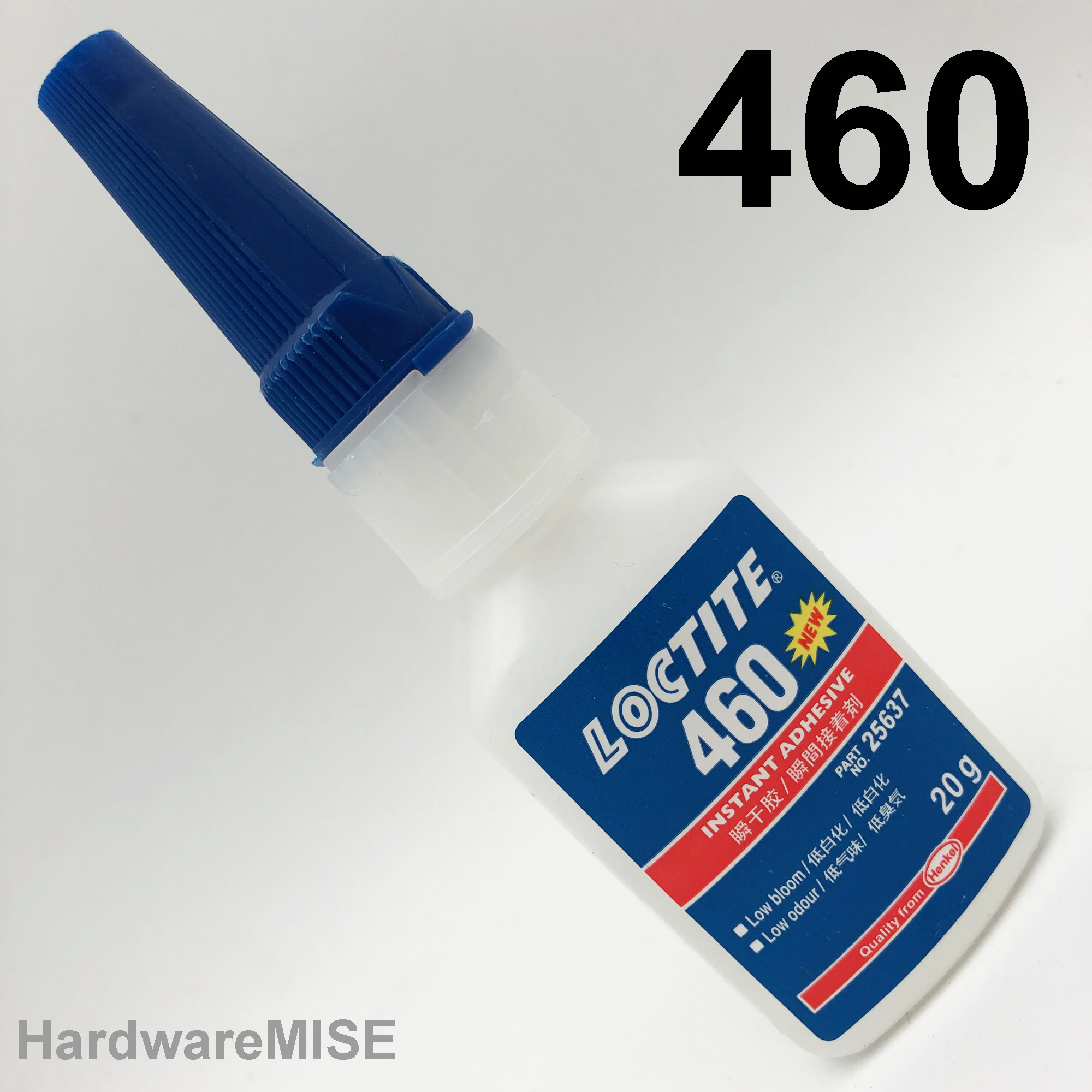 Henkel Loctite 460 Low OdorLow Bloom 25637 Instant Adhesive Clear 20g Bottle