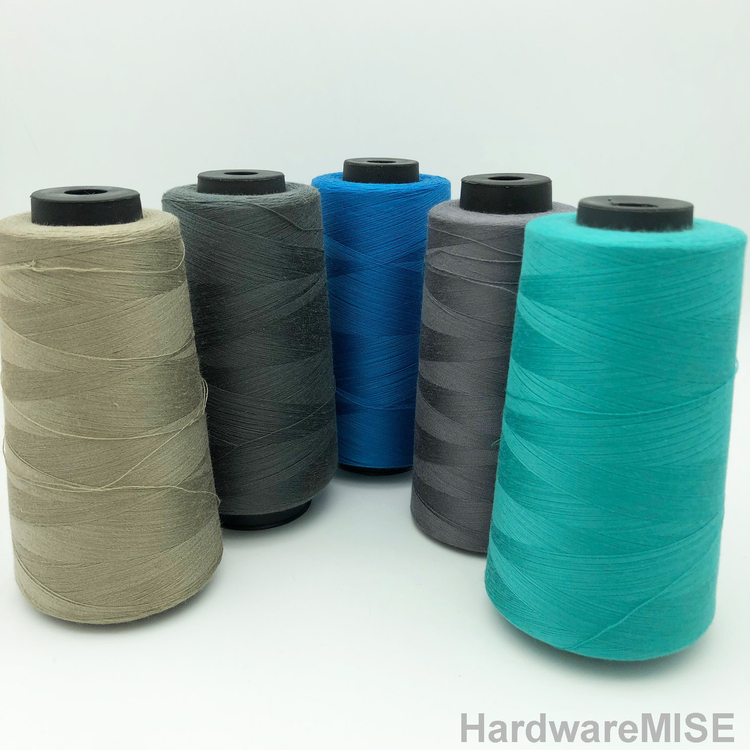 Spun Polyester Sewing Thread Benang Jahit 4500m Greyish Green Dark Grey Light Grey Green Blue Made In Malaysia