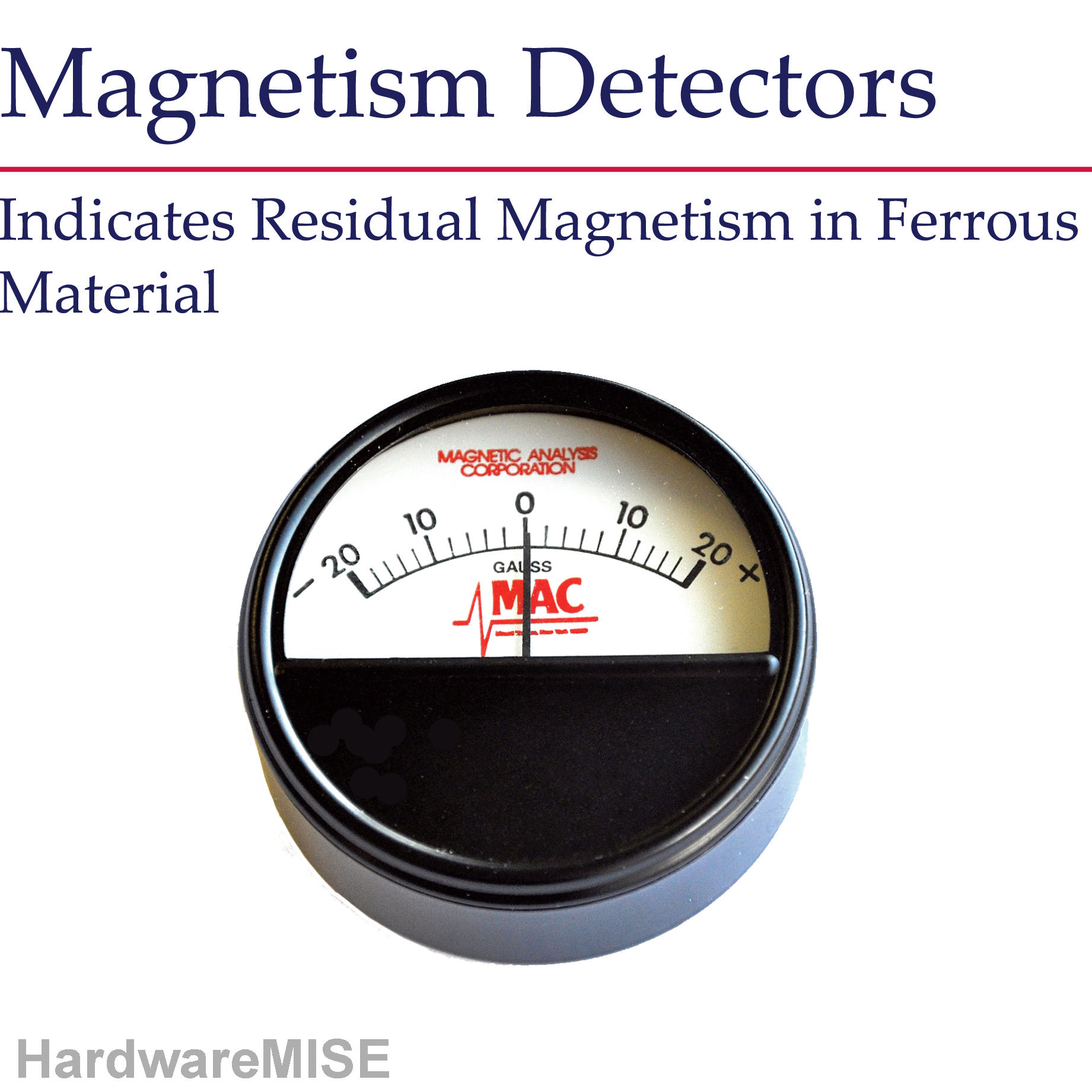 Buy Hardwaremise Analog Gauss Meter Detector 20020 Gauss