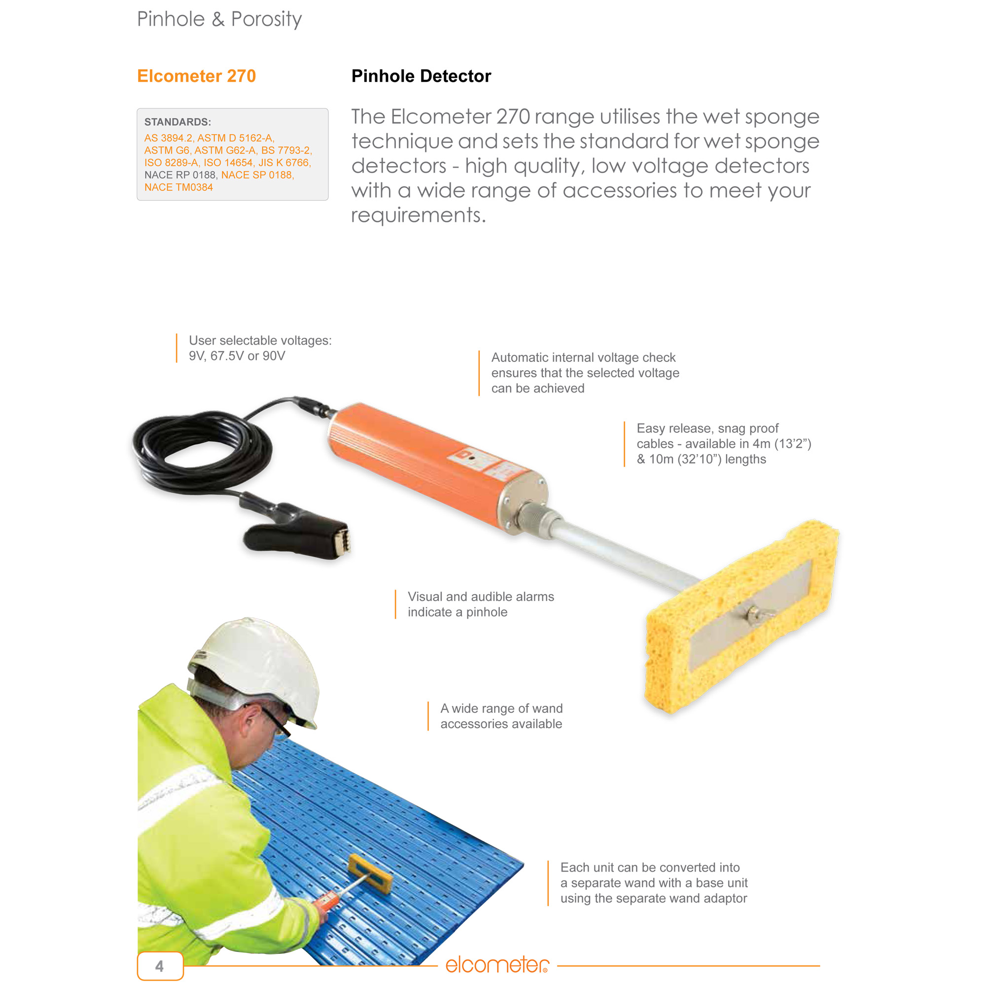 D2704 270 Pinhole Detector Inspector Kit Malaysia