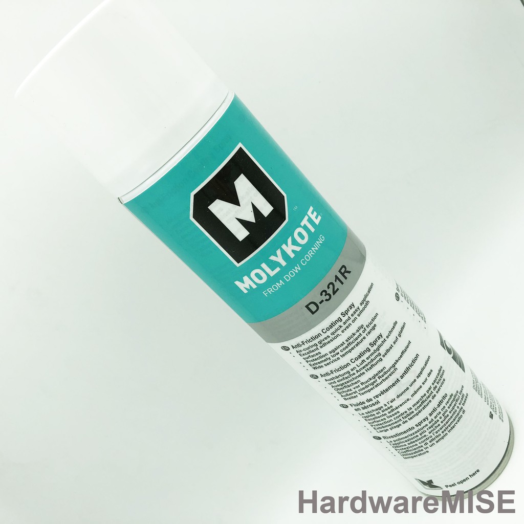 Molykote D321R Anti Friction Coating Spray 400ml by dow corning