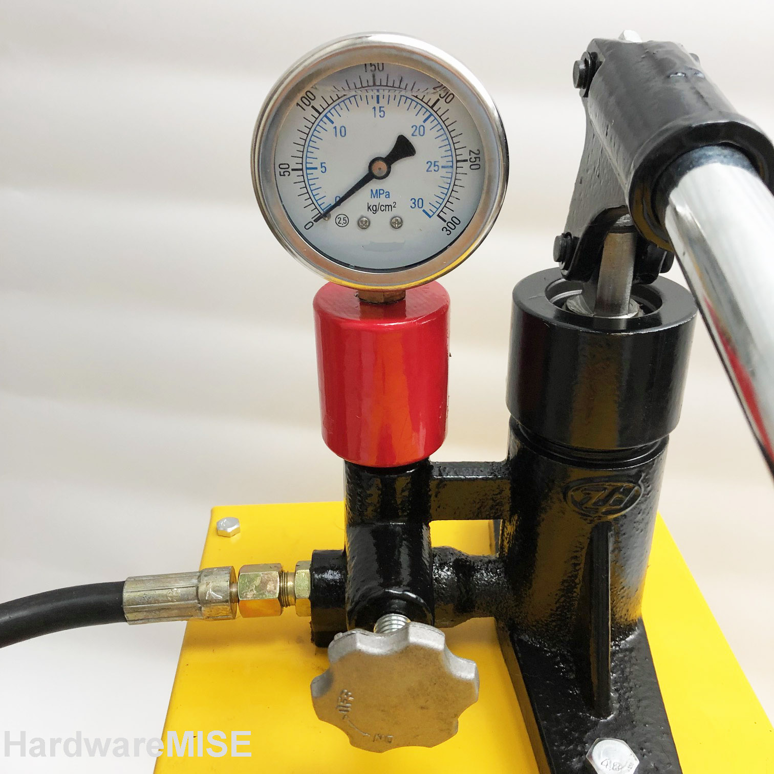 Hydraulic Pressure Test Pump 25MPa 3626psi 250KG/cm3 Manual Hydraulic Water Pump Pipeline Tester