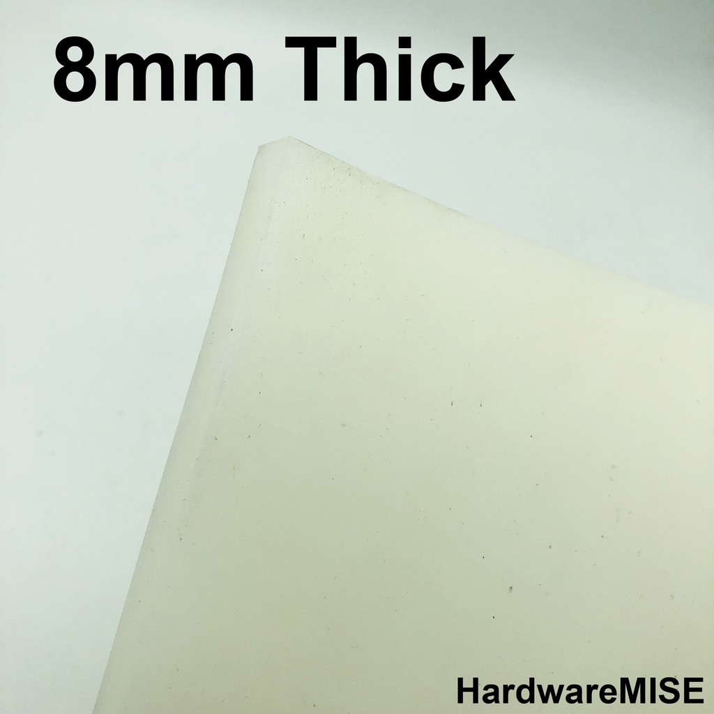Silicone Rubber Sheet Translucent 8mm thick