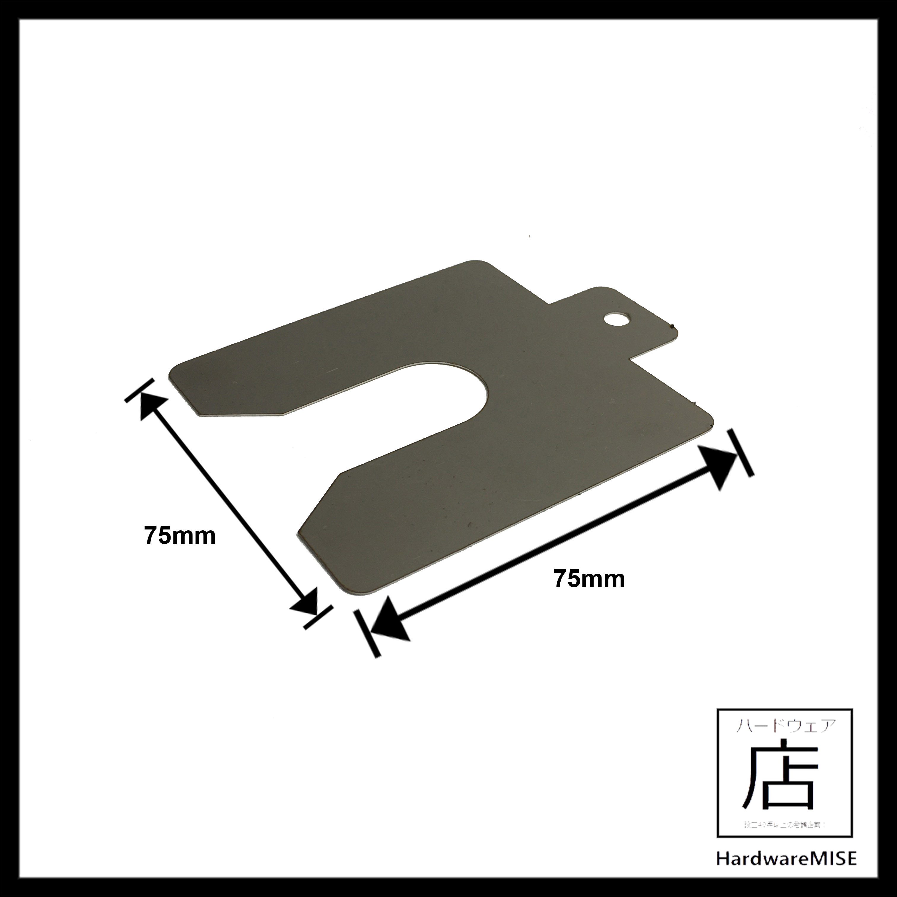 304 Stainless Steel Slotted Shim 0.3mm PreCut Precision Shims Leveling