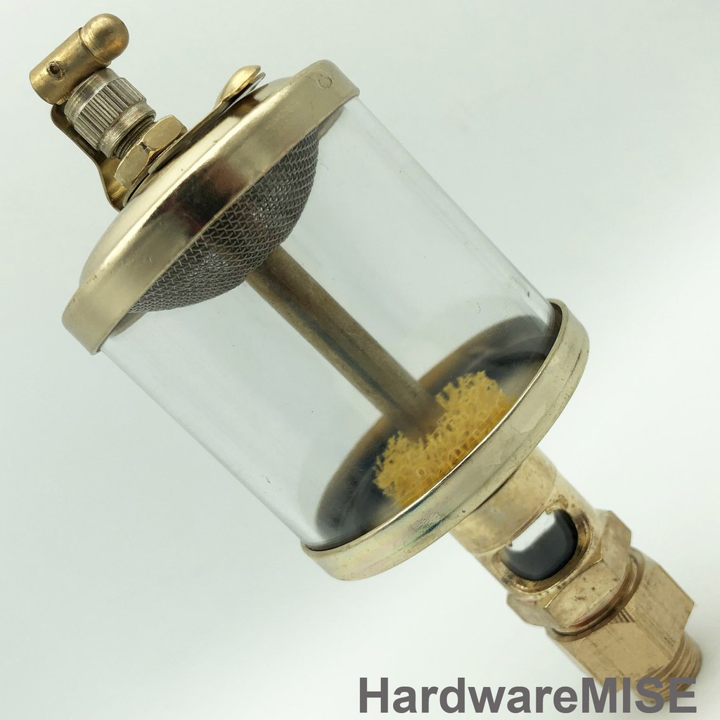 Glass Oiler Automatic Grease Lubricator 50mm / 75mm x 1/4" Male